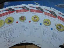 Load image into Gallery viewer, UK Queen Elizabeth II Gold Rhodium Platinum Enamelled coins 1 PENNY FLORIN ECT