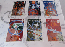 Load image into Gallery viewer, 2000 THE DEVELOPMENT OF TIME SILVER PROOF, GOLD PLATED 1 CROWN COIN COVER PNC