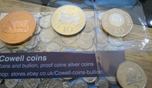 Load image into Gallery viewer, UK 1992 GUERNSEY PROOF COINAGE 20P 10P 5P 2P 1P 1/2P IN PROTECTIVE WALLET