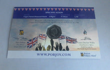 Load image into Gallery viewer, Platinum Jubilee God Save The Queen 2022 Cupro Nickel Diamond Finish 50p Coin