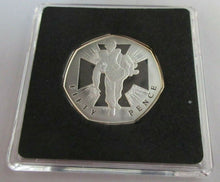 Load image into Gallery viewer, 2006 HEROIC ACTS QUEEN ELIZABETH II SILVER PROOF 50p FIFTY PENCE BOX & COA