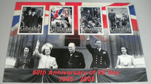 Load image into Gallery viewer, THE ROUTE TO VICTORY 60TH ANNIVERSARY OF VE DAY STAMPS MNH ON ALBUM SHEET