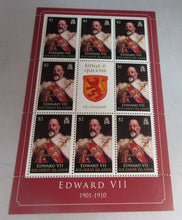 Load image into Gallery viewer, EDWARD VII HISTORY OF THE MONARCHY PNC, FIRST DAY COVER,STAMPS & INFORMATION SET