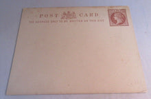 Load image into Gallery viewer, QUEEN VICTORIA HALF PENNY POSTCARD UNUSED IN CLEAR FRONTED HOLDER