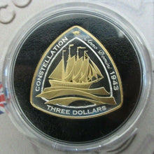Load image into Gallery viewer, 2006/2007 ROYAL MINT Bermuda Triangular $3 Three Dollars Silver Proof Coins Coa