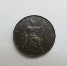 Load image into Gallery viewer, 1903 EDWARD VII DARKENED BRONZE FARTHING AUNC SPINK REF 3992 CC1