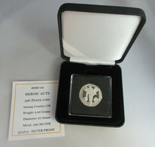 Load image into Gallery viewer, 2006 HEROIC ACTS QUEEN ELIZABETH II SILVER PROOF 50p FIFTY PENCE BOX & COA