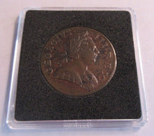 Load image into Gallery viewer, 1771 GEORGE III HALF PENNY IN EF+ PRESENTED IN QUADRANT CAPSULE AND BOX