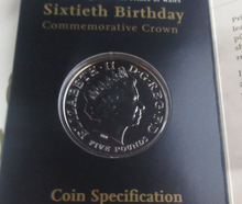 Load image into Gallery viewer, 2008 King Charles III Prince of Wales 60th Birthday BUnc Royal Mint £5 Coin Pack