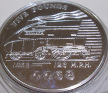 Load image into Gallery viewer, 2004 GOLDEN AGE OF STEAM TRAINS £5 COIN CHANNEL ISLANDS BUnc SCARCE SET