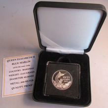Load image into Gallery viewer, 1973 BAHAMAS BLUE MARLIN QEII 50 CENTS .800 SILVER PROOF COIN BOX & COA