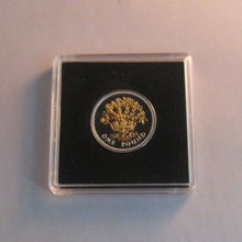 Load image into Gallery viewer, 2008 Royal Mint Northern Ireland The Floral £1 One Pound Silver Gold Proof Coin