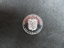 Load image into Gallery viewer, 1988 Panama 1 balboa Olympic Winter Games Calgary ICE HOCKEY proof silver coin