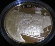 Load image into Gallery viewer, 2006 ROYAL MINT GOLDEN AGE OF STEAM TRAINS £5 SILVER PROOF COIN CHANNEL ISLANDS