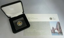 Load image into Gallery viewer, 2008 Royal Mint Scotland The Bridge Series £1 One Pound Silver Gold Proof Coin