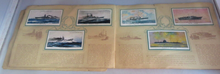 Load image into Gallery viewer, AN ALBUM OF MODERN NAVAL CRAFT CONTAINS A COMPLETE SET OF 50 CIGARETTE CARDS JPS