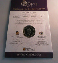 Load image into Gallery viewer, The Falcon of the Plantagenets 2021 Queen's Beasts RARE BIOT £2 Coin In Pack
