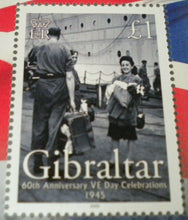 Load image into Gallery viewer, THE ROUTE TO VICTORY 60TH ANNIVERSARY OF VE DAY STAMPS MNH ON ALBUM SHEET