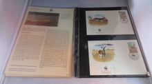 Load image into Gallery viewer, Black Lechwe WWF Info Sheets Exclusive Stamps from Zambia and FDC's