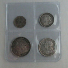 Load image into Gallery viewer, 1899 Maundy Money Queen Victoria Veiled Head Sealed/Box AUnc-Unc Spink Ref 3943