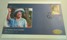 Load image into Gallery viewer, 1900 2002 QUEEN MOTHER - 2 STAMP COVERS & FOLDER SHEET BERMUDA
