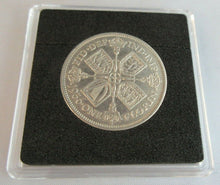 Load image into Gallery viewer, 1936 KING GEORGE VI .500 SILVER FLORIN TWO SHILLINGS WITH QUAD CAP, BOX & COA