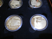 Load image into Gallery viewer, 2006 ROYAL MINT GOLDEN AGE OF STEAM TRAINS £5 SILVER PROOF COIN CHANNEL ISLANDS