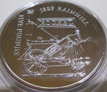 Load image into Gallery viewer, 2004 GOLDEN AGE OF STEAM TRAINS £5 COIN CHANNEL ISLANDS BUnc SCARCE SET