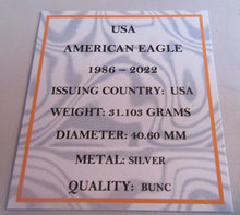 Load image into Gallery viewer, 2003 USA AMERICAN EAGLE SILVER ONE DOLLAR $1 COIN IN QUAD CAPSULE BOX & COA