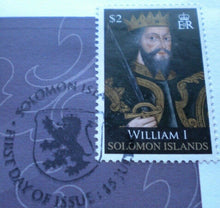 Load image into Gallery viewer, 1066-1087 WILLIAM I HISTORY OF THE MONARCHY ONE DOLLAR FIRST DAY COIN COVER PNC