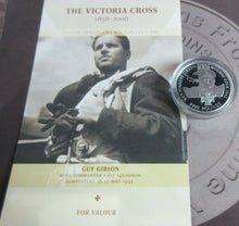 Load image into Gallery viewer, £5 Victoria Cross 2006 Silver Proof Coins From The Channel Islands With COA