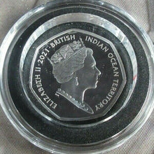 Load image into Gallery viewer, Trooping The Colour 2021 Queen's 95th Birthday Silver Proof 50p Coin BIOT + COA
