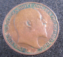 Load image into Gallery viewer, 1903 EDWARD VII BRONZE FARTHING EF-UNC IN QUADRANT CAPSULE & BOX