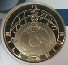 Load image into Gallery viewer, 2000 MILLENNIUM UNIQUE DUAL BONDED GOLD & SILVER 25 CROWN COIN 1ST DAY COVER,PNC