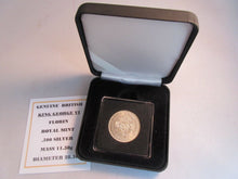 Load image into Gallery viewer, 1944 KING GEORGE VI UNC .500 FLORIN TWO SHILLINGS WITH QUAD CAP, BOX & COA