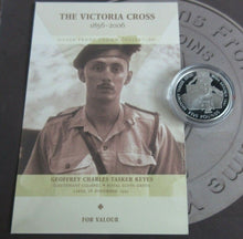 Load image into Gallery viewer, £5 Victoria Cross 2006 Silver Proof Coins From The Channel Islands With COA