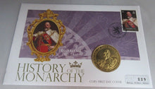 Load image into Gallery viewer, EDWARD VII HISTORY OF THE MONARCHY PNC, FIRST DAY COVER,STAMPS & INFORMATION SET