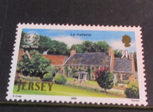 Load image into Gallery viewer, JERSEY 1986 & 1989 DECIMAL STAMPS X 4 MNH IN STAMP HOLDER