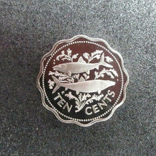 Load image into Gallery viewer, 1974 BAHAMAS 5 COIN PROOF SET FREANKLIN MINT WITH CERTIFICATE COIN FLIP AND BAG