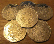 Load image into Gallery viewer, 2017 Gibraltar £1 Coin 50th Anniversary Of The Referendum form Mint sealed bag