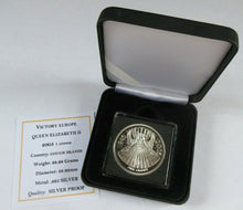 Load image into Gallery viewer, 2005 VICTORY IN EUROPE QUEEN ELIZABETH II SILVER PROOF ONE CROWN BOX/COA