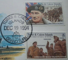 Load image into Gallery viewer, 1994 BRITISH LANDING ON GOLD BEACH 50TH ANNIVERSARY D-DAY 5 CROWN COIN COVER PNC
