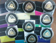 Load image into Gallery viewer, 2006/2007 ROYAL MINT Bermuda Triangular $3 Three Dollars Silver Proof Coins Coa