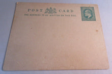 Load image into Gallery viewer, KING EDWARD VII HALF PENNY POSTCARD UNUSED IN CLEAR FRONTED HOLDER
