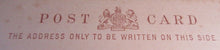 Load image into Gallery viewer, QUEEN VICTORIA HALF PENNY POSTCARD UNUSED IN CLEAR FRONTED HOLDER