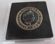 Load image into Gallery viewer, 2002 COMMONWEALTH GAMES SCOTLAND QEII £2 TWO POUND COIN EF QUAD CAPSULE & COA