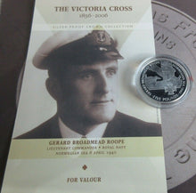 Load image into Gallery viewer, £5 Victoria Cross 2006 Silver Proof Coins From The Channel Islands With COA