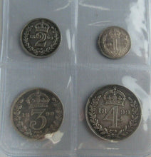 Load image into Gallery viewer, 1899 Maundy Money Queen Victoria Veiled Head Sealed/Box AUnc-Unc Spink Ref 3943