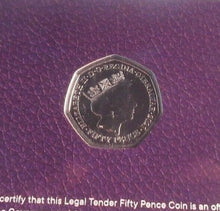 Load image into Gallery viewer, HM Queen Elizabeth II's 95th Birthday Gibraltar 50p Coin With Gold Ink In Pack