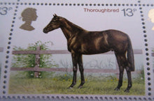 Load image into Gallery viewer, 1978 THOROUGHBRED 13p BLOCK OF 6 STAMPS MNH WITH TRAFFIC LIGHTS